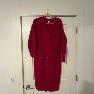 A New Day Women's hot pink Cardigan Sweater